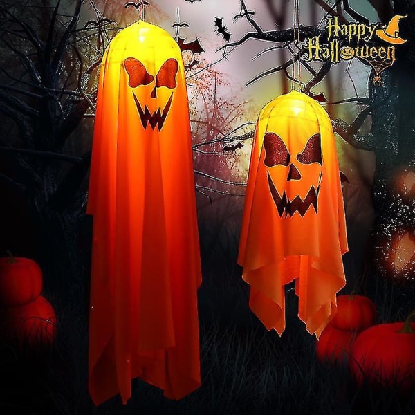 Halloween Ghost Dekorasjonslys Led Halloween Layout Halloween Dekorasjonsrekvisitter Usb String Lights Halloween Spider Web Lights