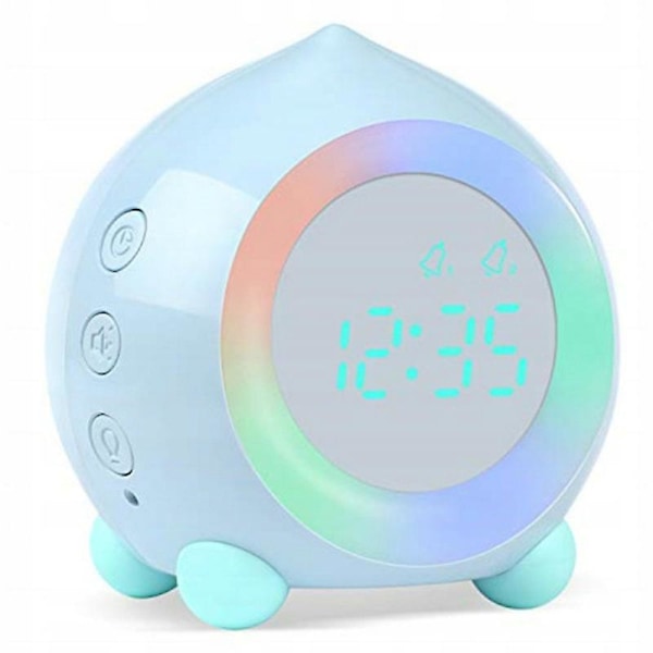 Elektronisk klocka väckarklocka Bluetooth 7 färger