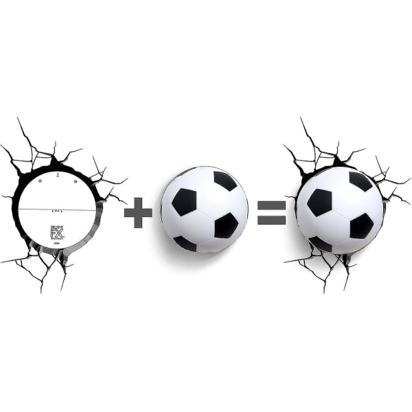 3D-lampe fodbold