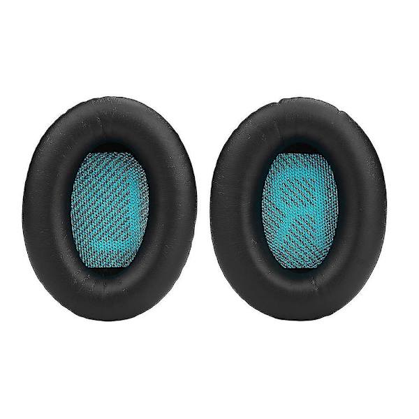 Erstatt øreputer puter skinn for Bose Quietcomfort Qc35 hodetelefoner Bu