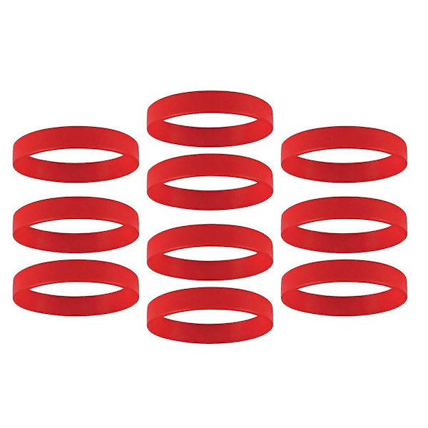 30 st/förpackning tomma silikonarmband mode gummiband