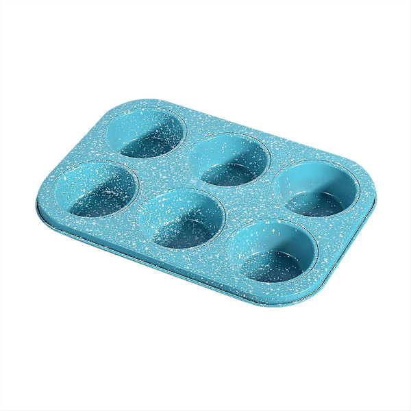 Non-stick 6-kopps muffins- og cupcake-form