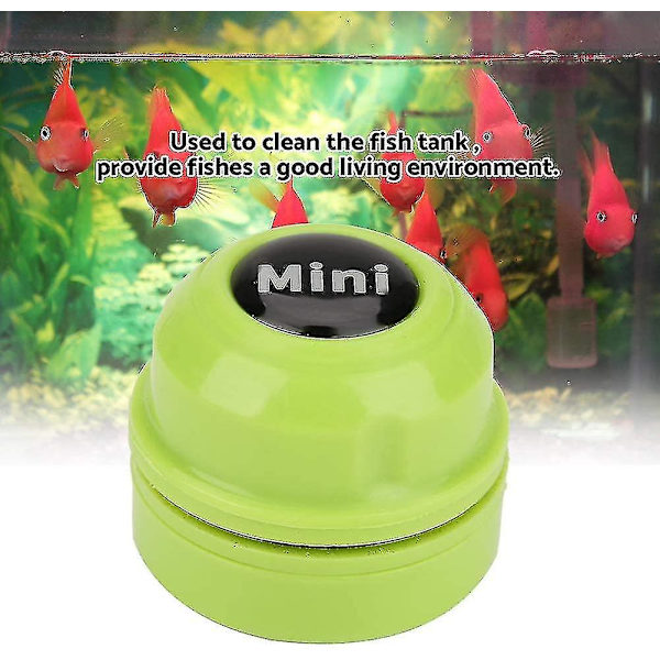 Mini magnetisk akvarium rengöringsborste glas bärbar fisk tank borste fönsterputs