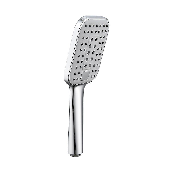 Handheld Shower Head 3 Function with Massage Shower Head Spa Experience Chrome