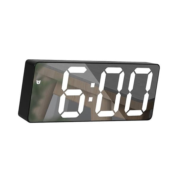 0,98\" x 6,29\" LED-vækkeur (sort)