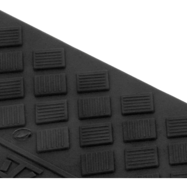 Trottoarramp, robust och lätt tröskelramp i plast för uppfart, lastramp (5 cm tjock) (svart)