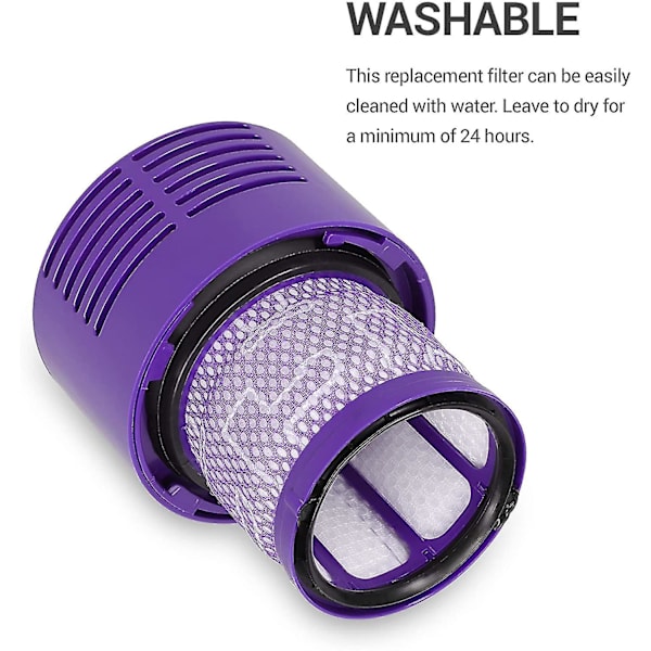 Dyson V10 Filter Kompatibel Cyclone Animal Absolute Total Dammsugare