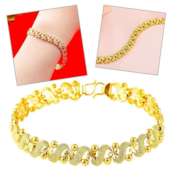 Justerbare legeringsarmbånd til kvinder Luksus Simple armbånd tilbehør（Som vist）