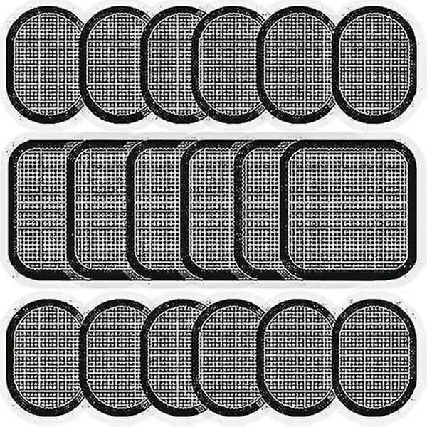 Ersättningsgelkuddar för magbälte - 6 set (18 kuddar)