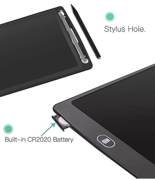 8,5 tommer LCD tegnebræt Doodle Tablet Læringshåndskrivningsplade (Blå)