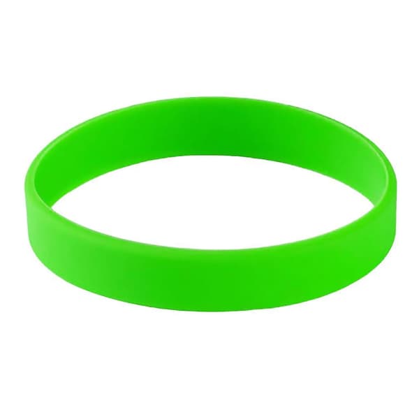 30 stk./pakke Blanke Silikonemode Gummibånd Armbånd