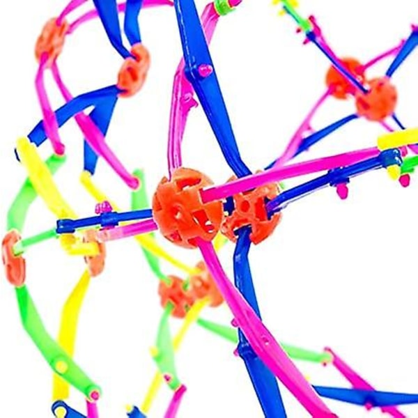 Utvidbar ball, teleskopisk ball, magisk ekspanderende ballleke, fargerik magisk ekspanderende blomsterball, autisme sensoriske leker for alle-