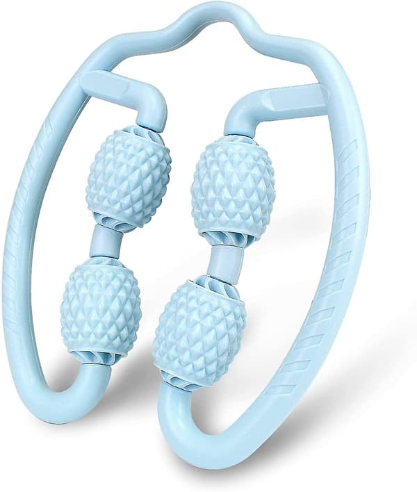 Massage Roller, Trigger Point Roller för ömma muskler, arm, armbåge, lår Roller Massager för djup vävnadsavlastning (blå)