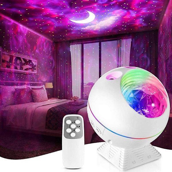 Stjerneprojektor, LED-nattelys Planetarium Galaxy Light