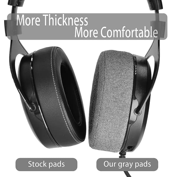 Tykkere øreputer i stoff, kompatible med Corsair Hs70 Pro Hs60 Pro Hs50 Pro