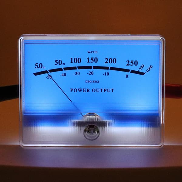 Høy følsomhet Vu-meter lydvolummåler Ammeter for Diy innspillingsstudio