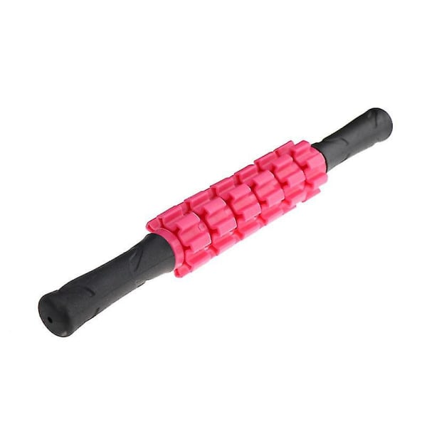 Urheiluhierontalihasrulla Hierontapuikkorulla syväkudoksille 360-vaihteinen Muscle Roller Stick (6 vaihdetta, punainen)