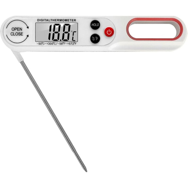 Mattermometer BBQ BBQ termometer termometer bakning hopfällbar termometer