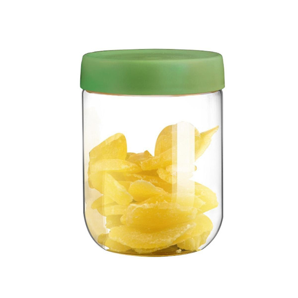 Glass Mason Jars For Overnight Oats Med Låser I Vibrant Farger Oppbevaring Stackable Yoghurtbeholdere（Som Vist)