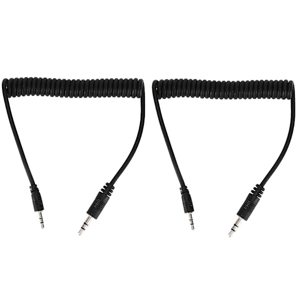 2 stk. 3,5 mm til han flash C1 synkroniseringskabel 3,5 mm c1 flash trigger spolekabel til Eos 70d kamera