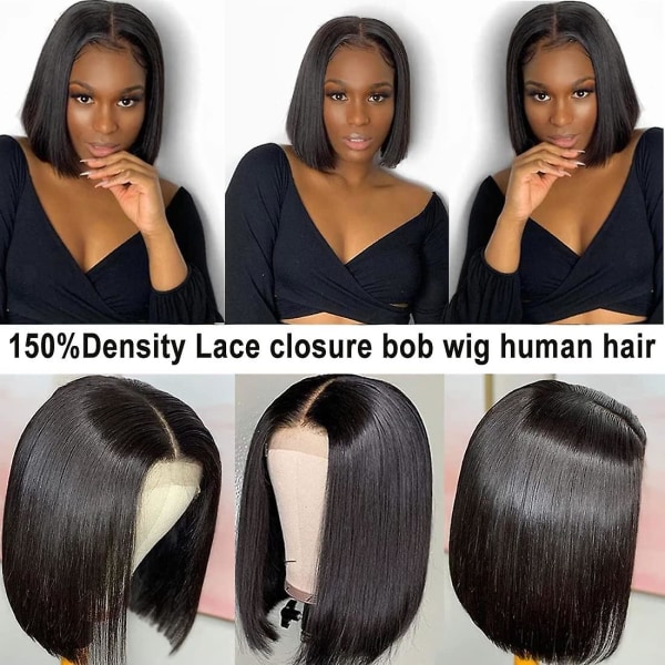 Kvinnors peruk för spets, peruk förplockat hårfäste 150 % densitet