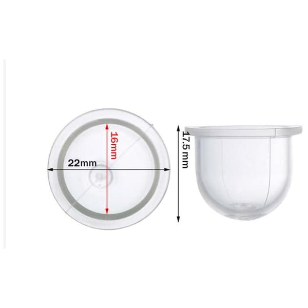 Förgasartillbehör, 10 st, vit, Zama primer pump för Stihl