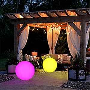 Pool Legetøj LED Lysende Oppustelig Strandbold 13/16 Farver Glow Bold