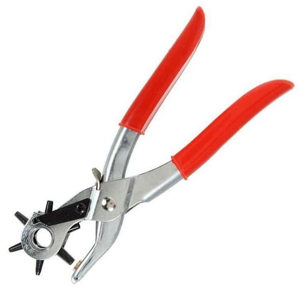 Läderstans Professionell Bältesstans Bälte Solid Färg Rund 6 Hålsstans