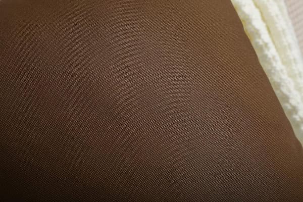 Handgjord solid 100% bomullsduk örngott, (18\" x 18\", 2 stycken, kaffe) (18\" x 18\", kaffe)