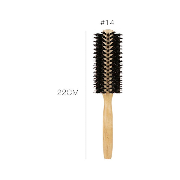 Borsta 22*4.7cm Trä Färg Super Rund Borste och Kam 1 Styck