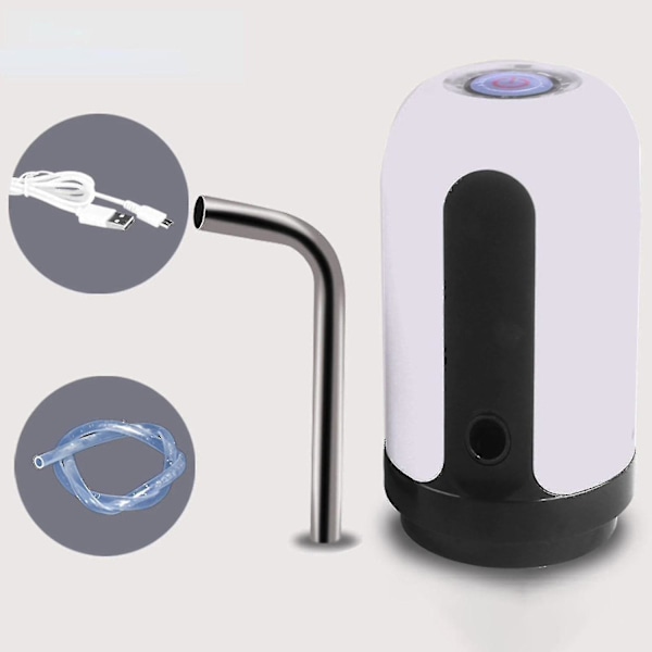 Elektrisk vannpumpe USB oppladbar dispenser flaske fatet vannpumpe F