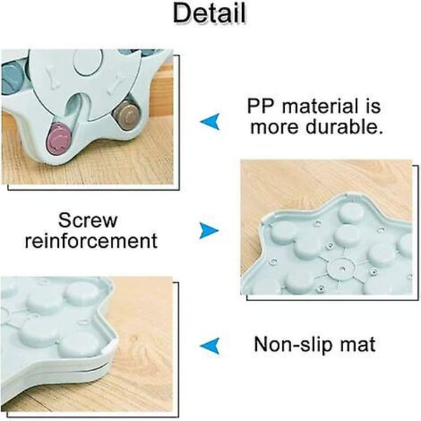 Forbedre avansert IQ, puslespill for kjæledyr og katter, sakte fôringsgodbitdispenser, interaktiv gjemsel-matleke