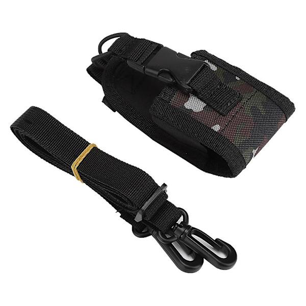 Nylon Bære Taske Walkie Talkie Beskyttende Talje Taske Etui Holder Bælte Passer til Kenwood