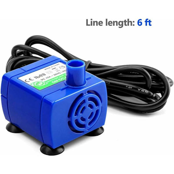 Husdjursfontänpump, kattfontänpump, ersättning för kattvattenmotor, husdjursfontän, katt- och hundfontändispenser.