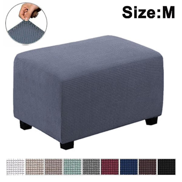 Stretch Ottoman Cover Ottoman Slip Cover Ottoman Protector Storage