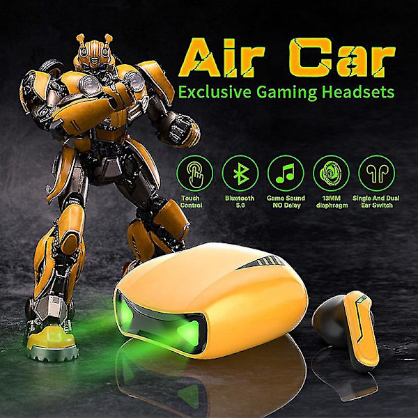 Nytt Bluetooth Gaming Headset Låg latens Gaming Headset