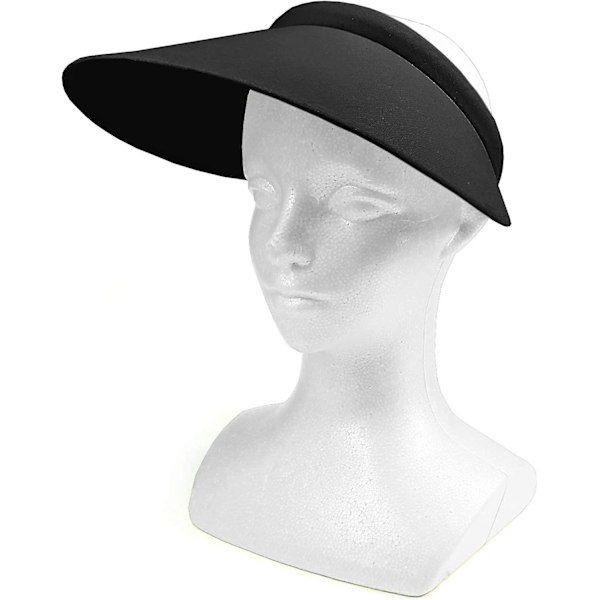 Kvindernes sommer sol UV-beskyttelse skygge bred skygge klip på strand pool golf cap hat