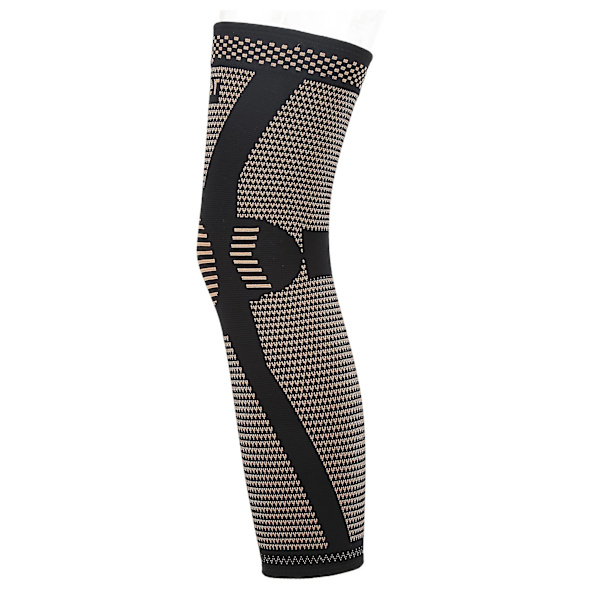 2024Elastisk Sport Knäskydd Halkskydd Knä Kompressionsärm Nylon Benstöd Skydd XL