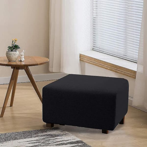 Stretch Ottoman Cover Ottoman Slip Cover Ottoman Protector Storage