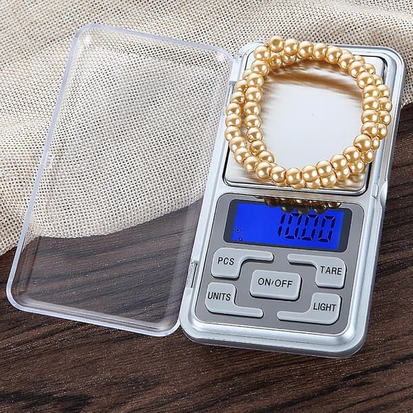 Digitaalinen taskuvaaka, taskuvaaka, koruvaaka 0,01 - 200 g hopea V fe