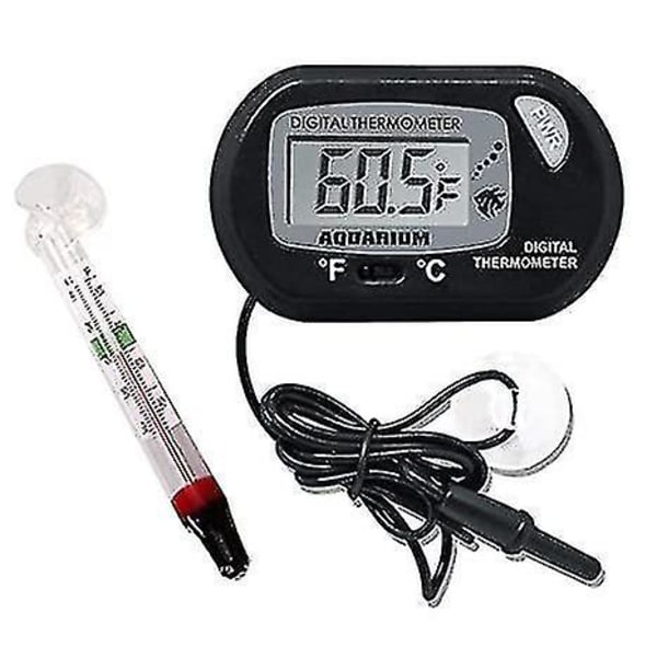 3pack Lcd Digital Akvarietermometer För Fisk Tank Akvarium Marin Temperatur