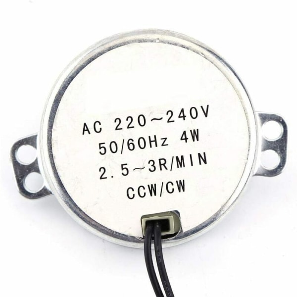 1 st 220-240VAC 4W CW/CCW (2,5-3RPM) elektrisk synkronmotor