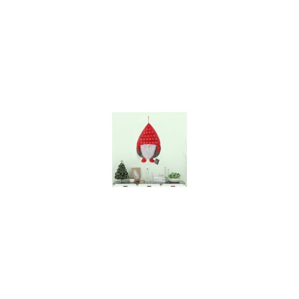 Julnedräkning Adventskalender Tyg Jultomte Snögubbe Älg Prydnader Jul Nyår Present