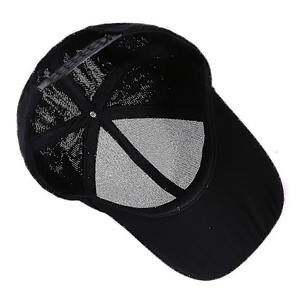 Kvinde Baseball Cap Hip Hop Justerbar Performance Curve Cap Med