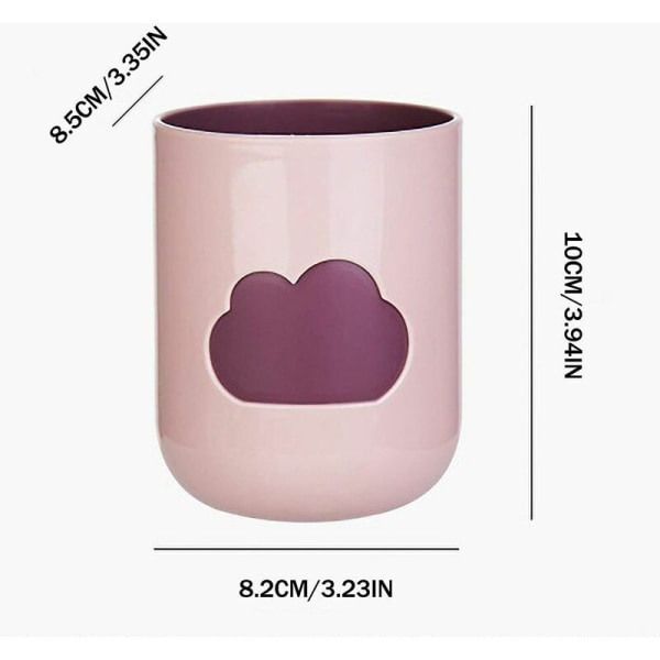 Cloud Gurgla Mugg för Tandborste Älskare Badrum Mugg Borste och Skölj Mugg Tandborste Hållare och Skölj Mugg Moderna Snygga Muggar