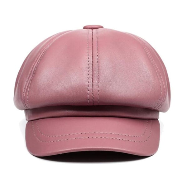 Kvinner Newsboy Pink Baker høykvalitets merke dame vintage（L(55-56cm)，rosa）