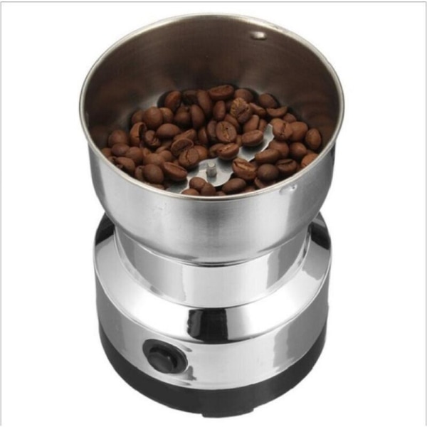 Kvarn, kvarn kvarn bönpulvermaskin köttkvarn hushålls kaffepulverkvarn grossist 10,5 17 cm styck