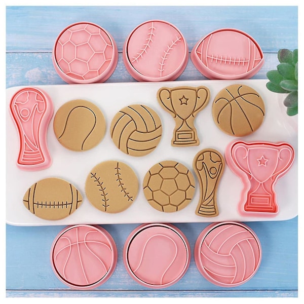 Biscuit Bage Stencils 3d Kageform Sæt Genanvendelige Trykbare Biscuit Stencil