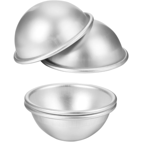 Erittäin suuri metallikylpypommin muotti - DIY alumiinikylpypommin muotit - 2 sarjaa 4 kappaletta - Tee