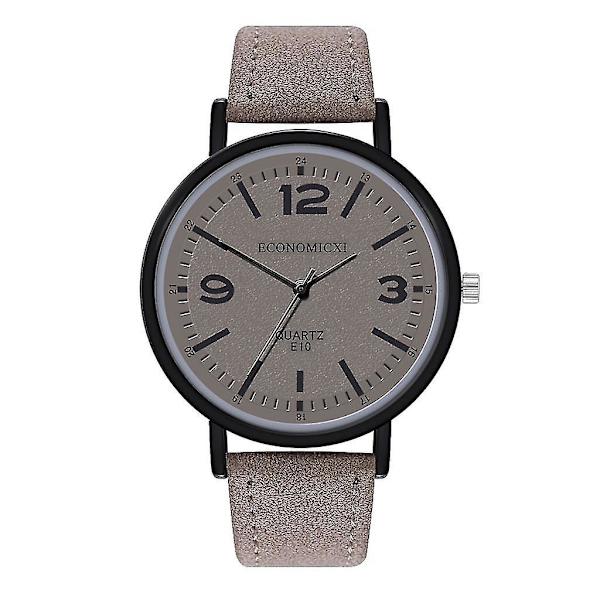 Lyxiga klockor kvartsklocka i rostfritt stål casual armbandsklocka